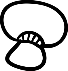 Mushroom Outline Vinyl Svg File, Free Vectors File